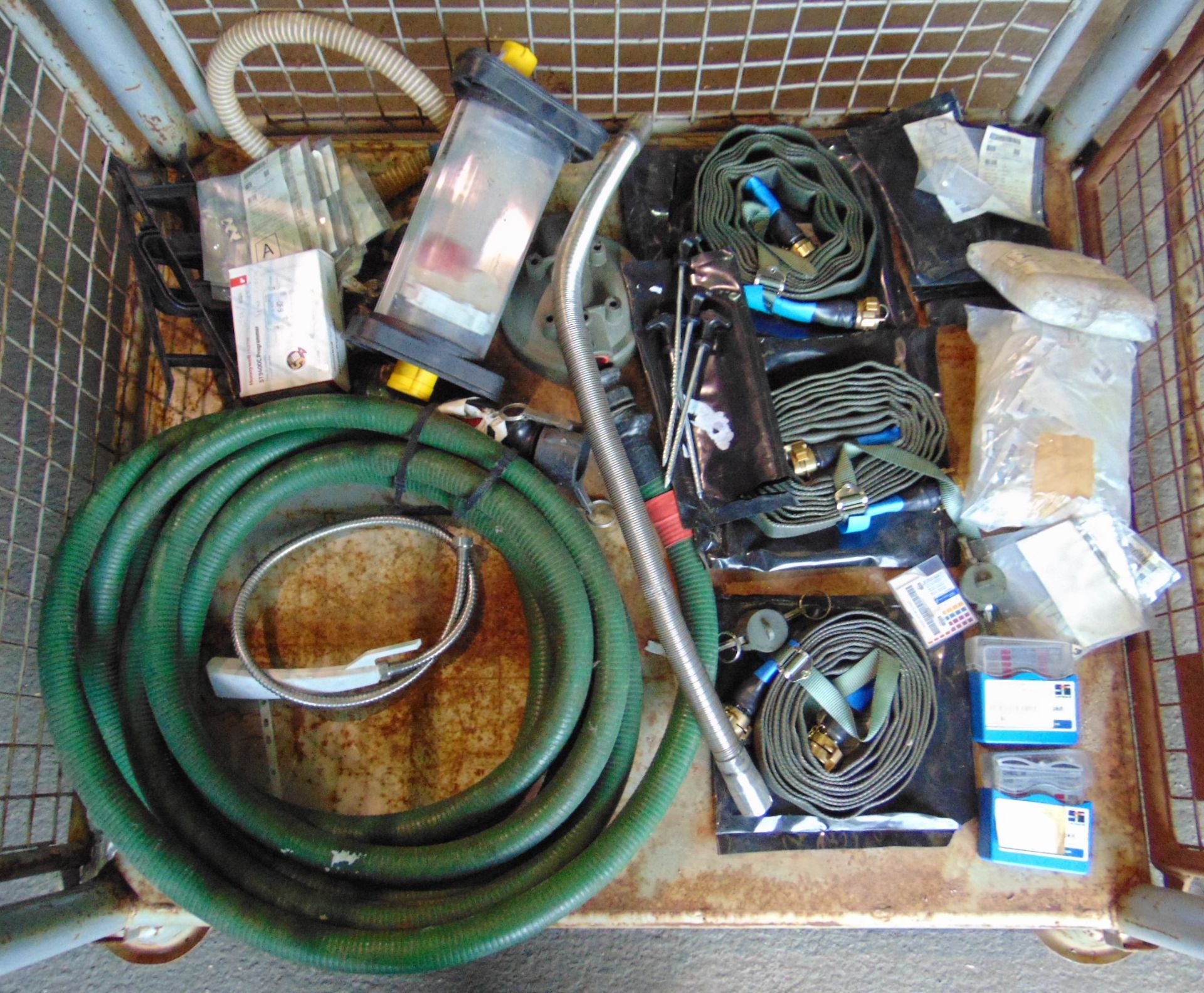 Assortment of Hoses, Test Kits, Fittings ect