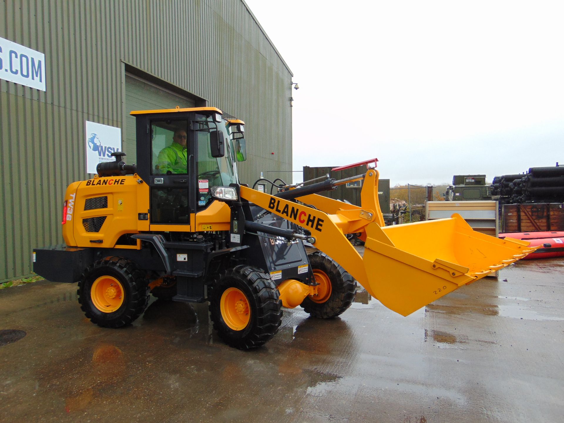 2023 Blanche TW36 Articulated Pivot Steer Wheeled Loading Shovel New and Unused - Image 15 of 33