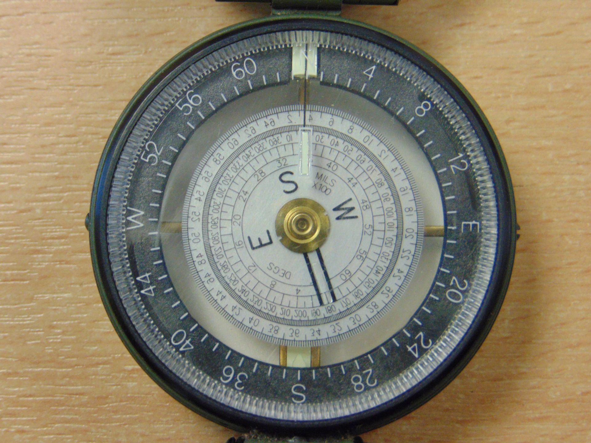 Francis Barker M88 British Army Prismatic Compass in Mils - Image 4 of 10