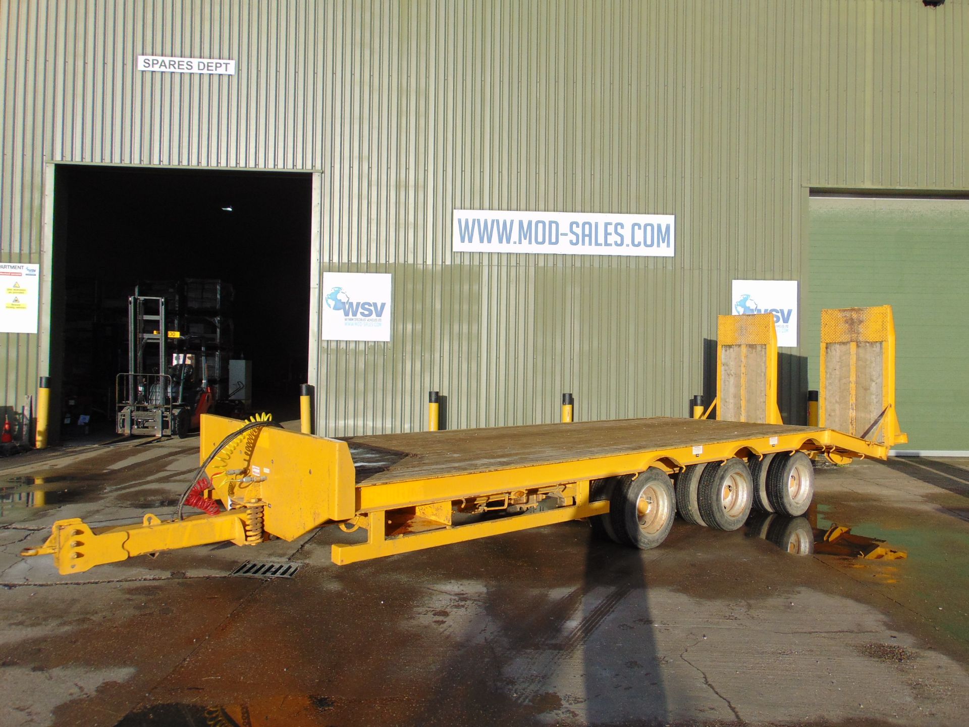 McCauley 3 Axle Low Loader Agricultural Trailer
