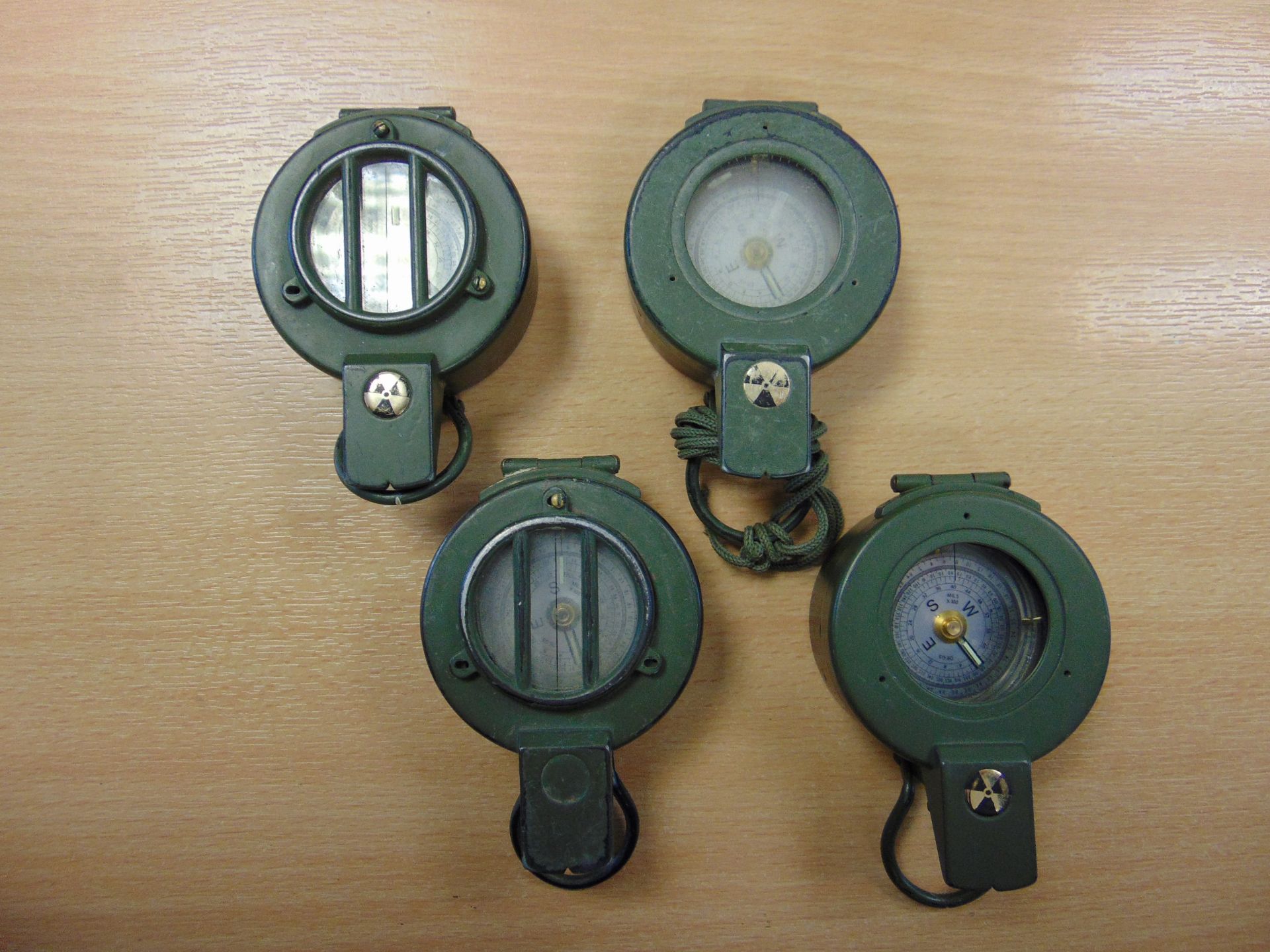 4 x Francis Barker M88 British Army Prismatic Compass in Mils - Image 2 of 6