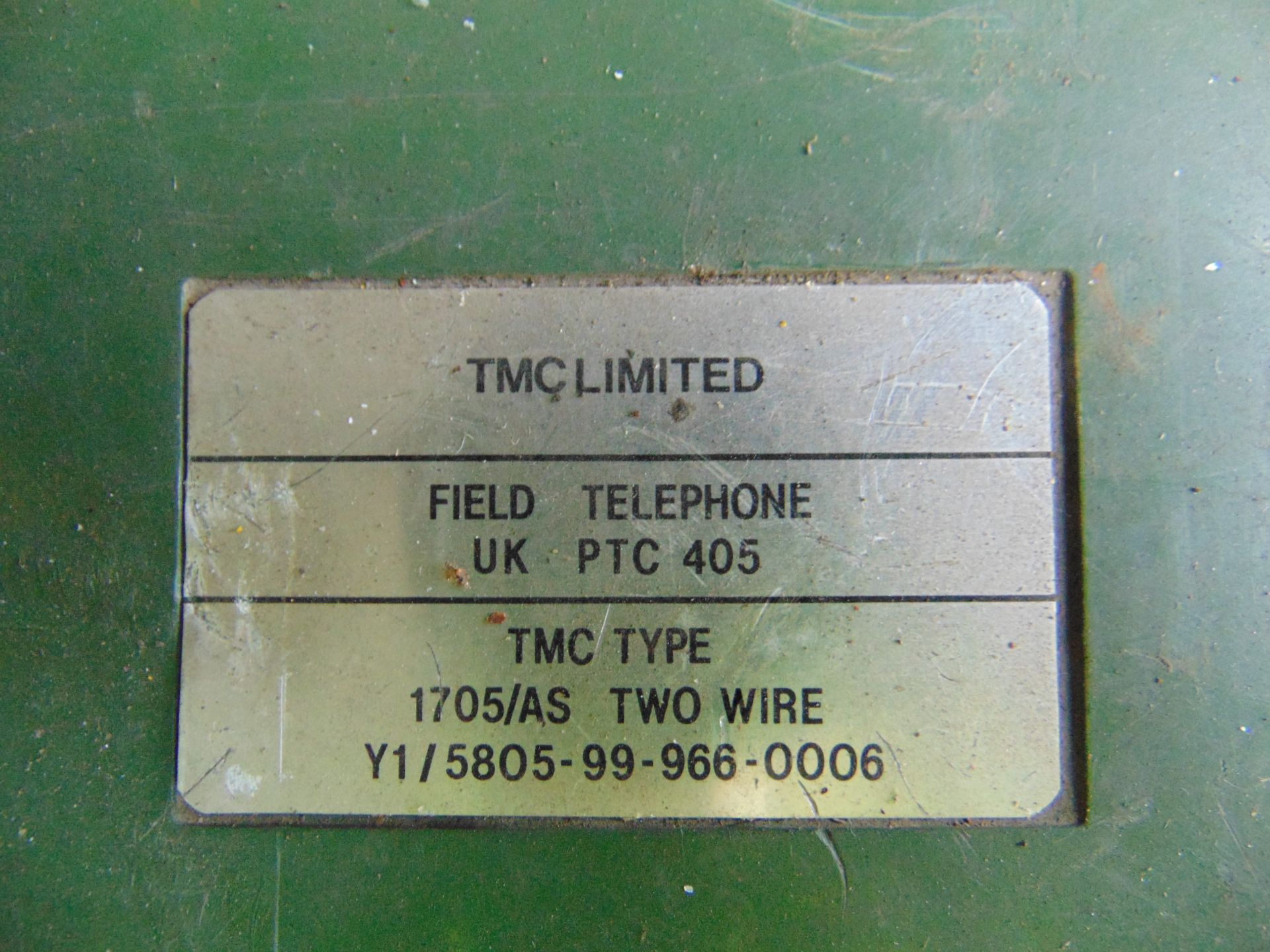 4 x UK PTC 405 Field Telephone Sets - Image 4 of 4