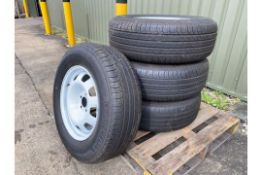 4x Michelin 255/70R18 Latitude Tour HP tyres on latest Land Rover 18inch steel rims