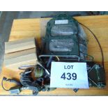 Clansman UKRT 351 Transmitter receiver C/W 2 New Batteries & Kit as shown.
