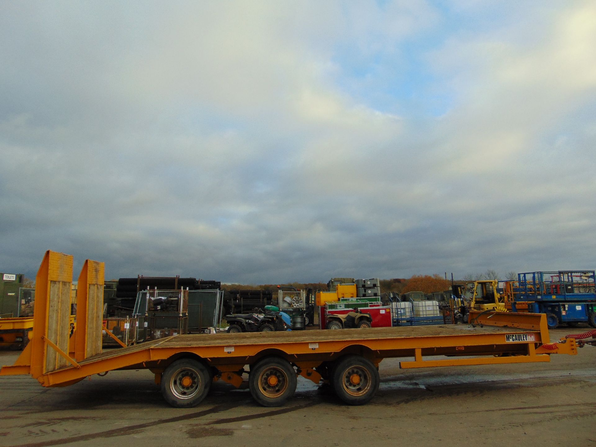 McCauley 3 Axle Low Loader Agricultural Trailer - Image 5 of 29