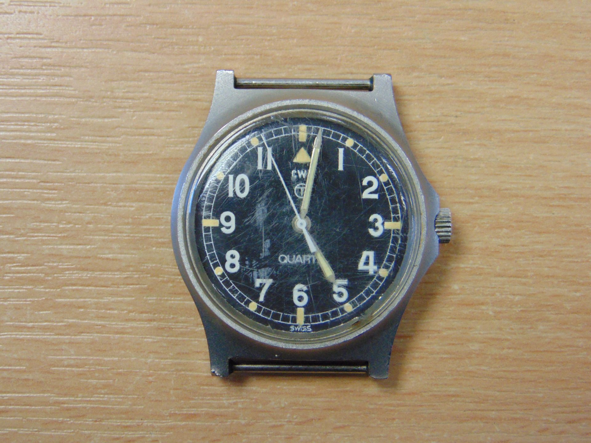 Very Rare CWC G10 British Army Fat Boy Service Watch Date 1980 - Image 2 of 4
