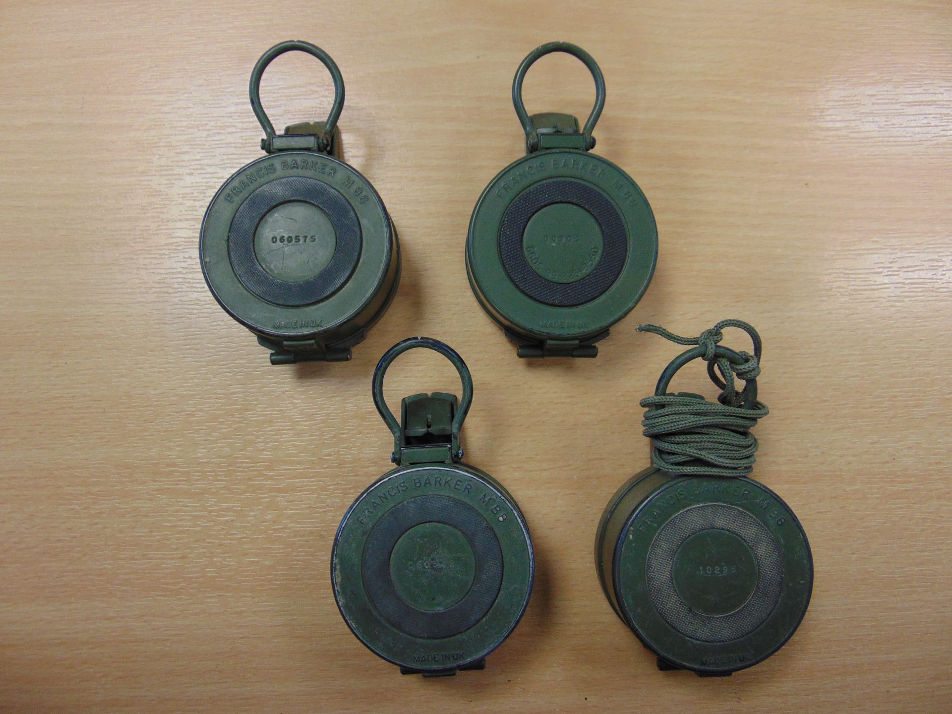 4 x Francis Barker M88 British Army Prismatic Compass in Mils - Image 6 of 6