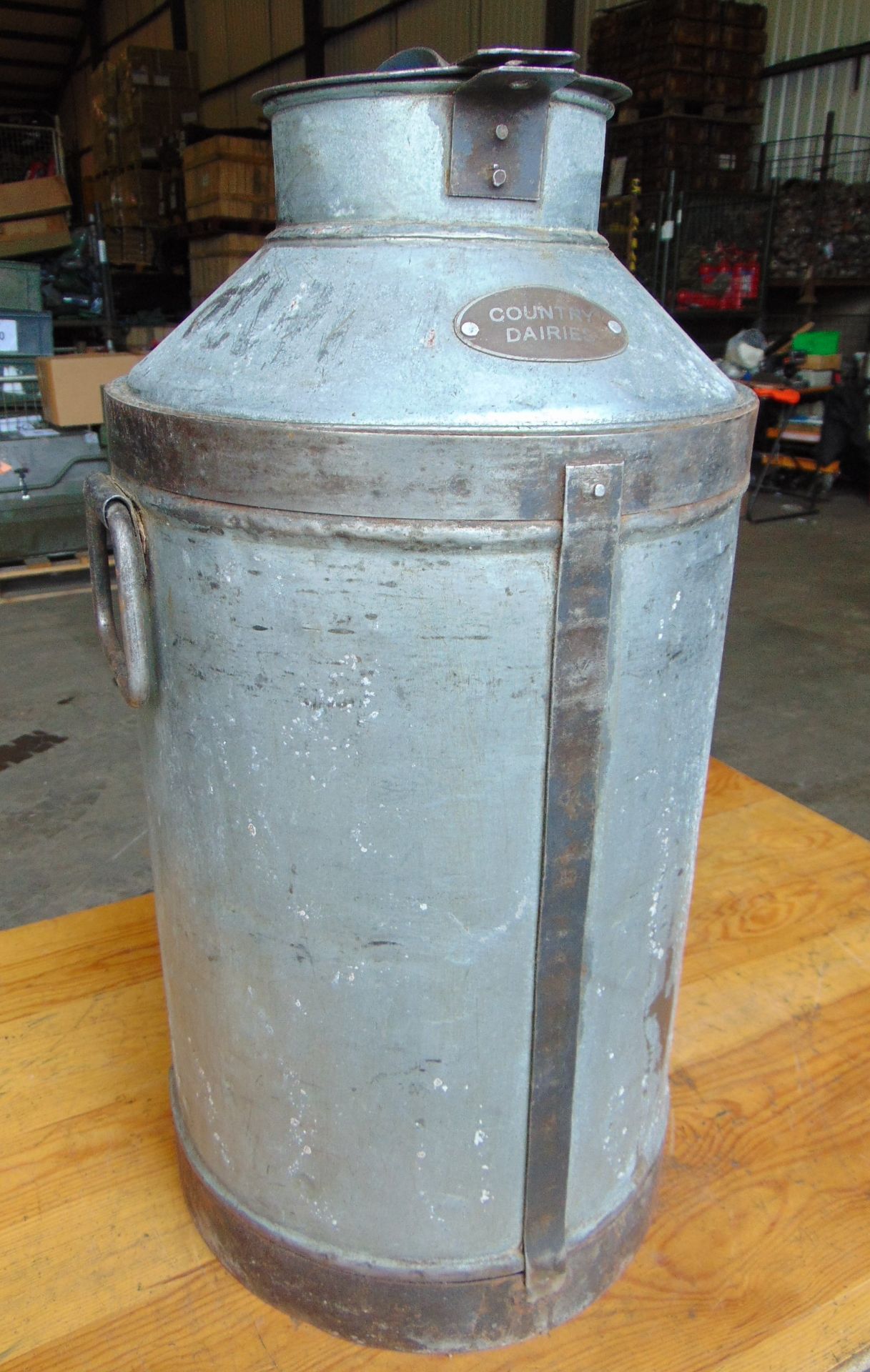 Handmade Galvanized Antique Milk Churn - Ideal Garden Decor / Planter - Image 4 of 12