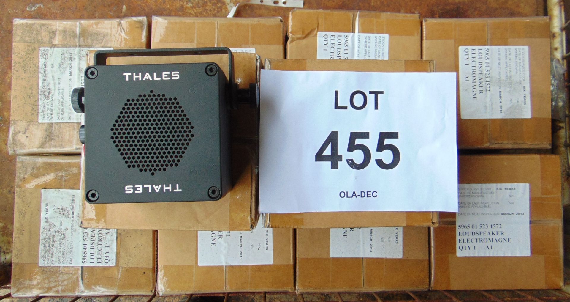 10 x New Unissued Thales loud Speakers Amplifier Units in Original Packaging