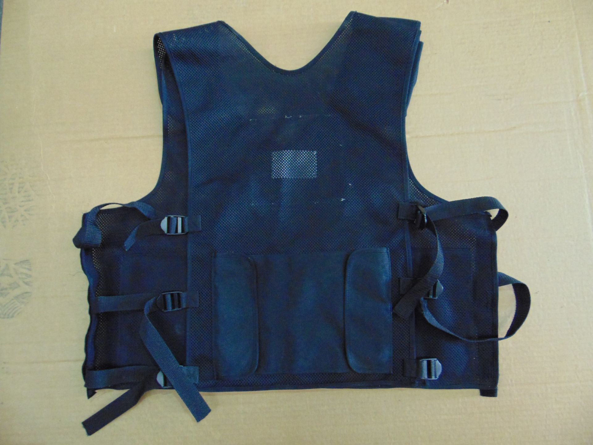 5 x Black Tactical Vests. - Image 2 of 4
