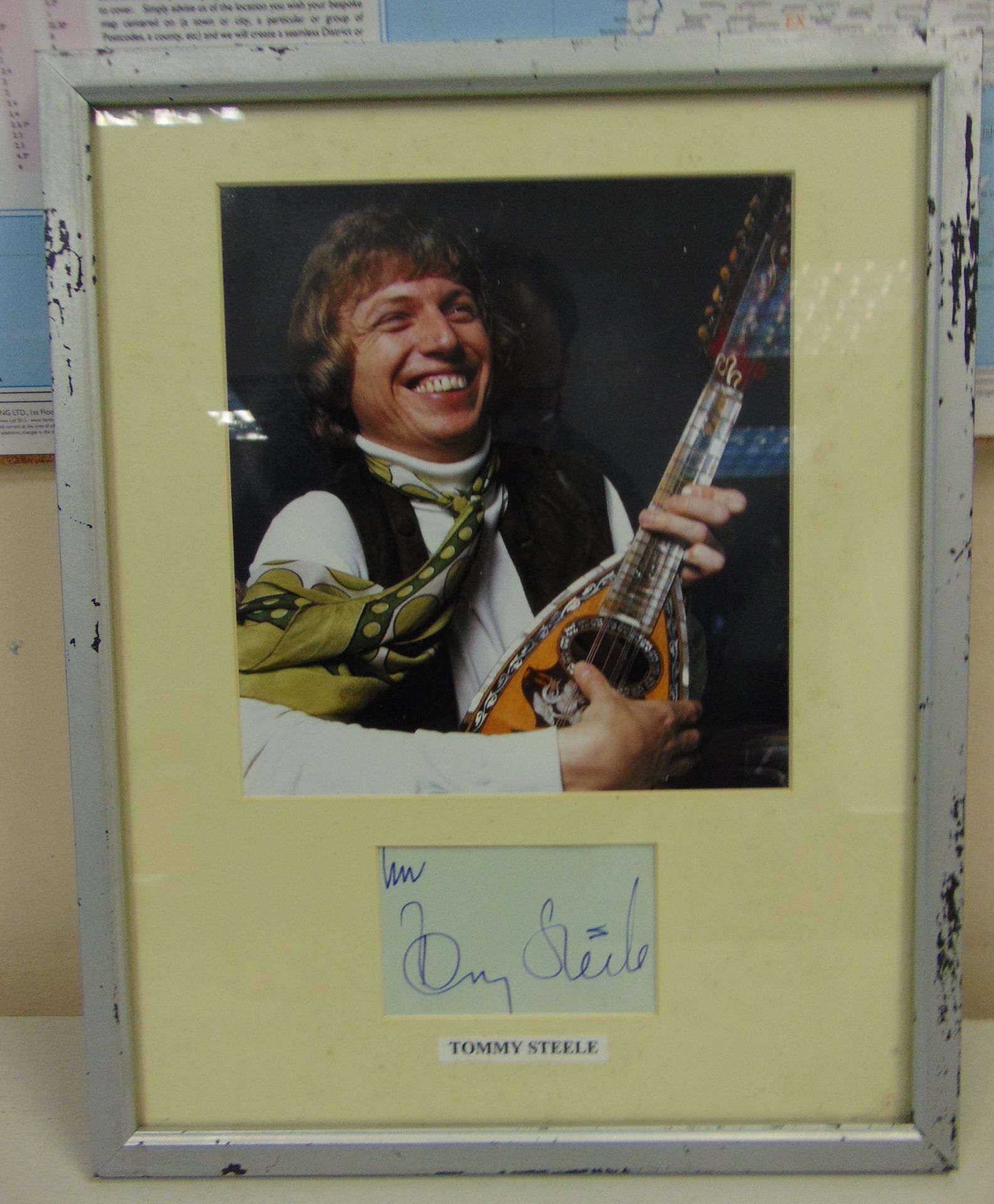 Tommy Steele Framed Photo With Signature - Image 2 of 3