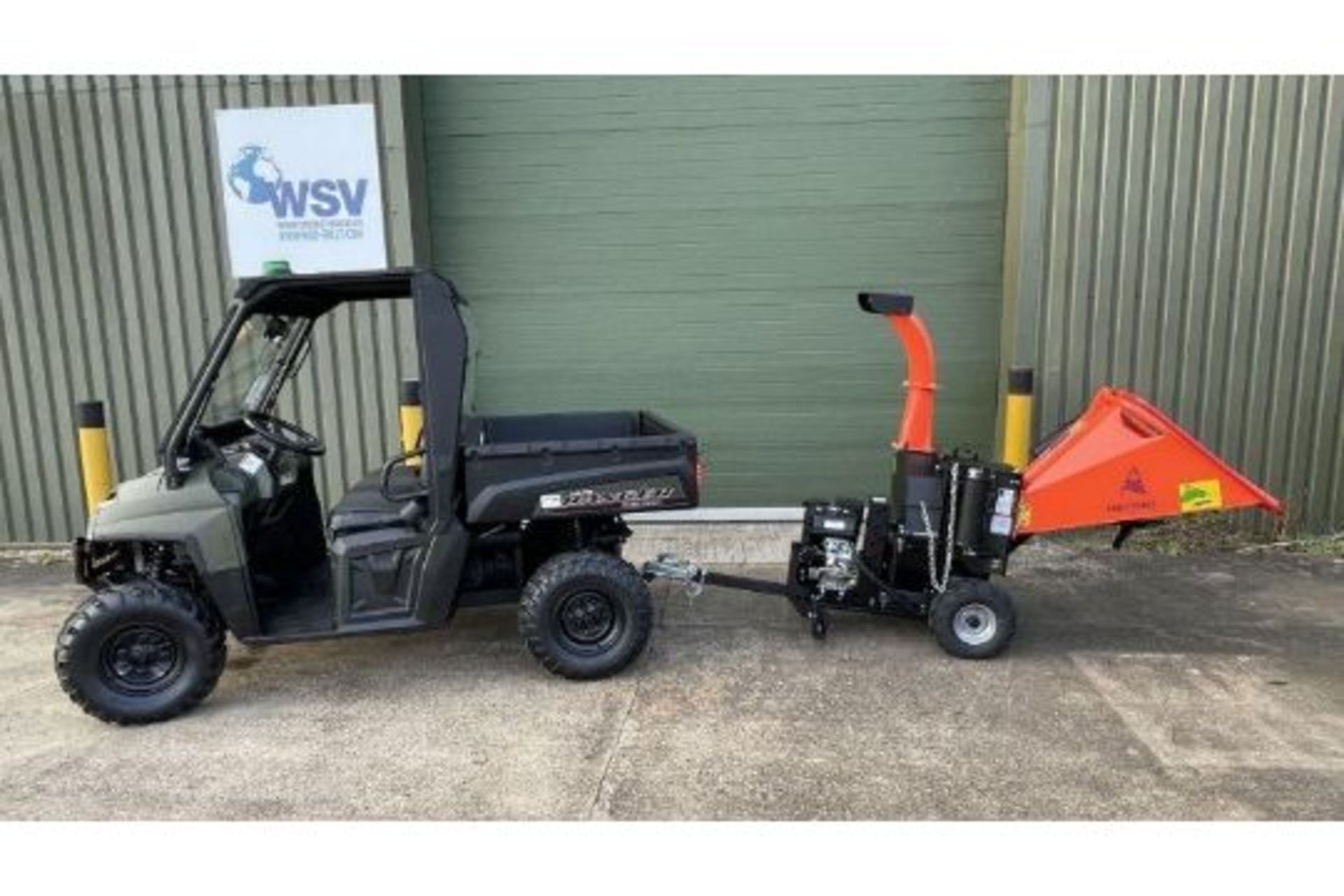 Brand New & Unused Armstrong DR-GS-15SF Electric start, Petrol Powered Hydraulic feed Wood Chipper - Image 20 of 23