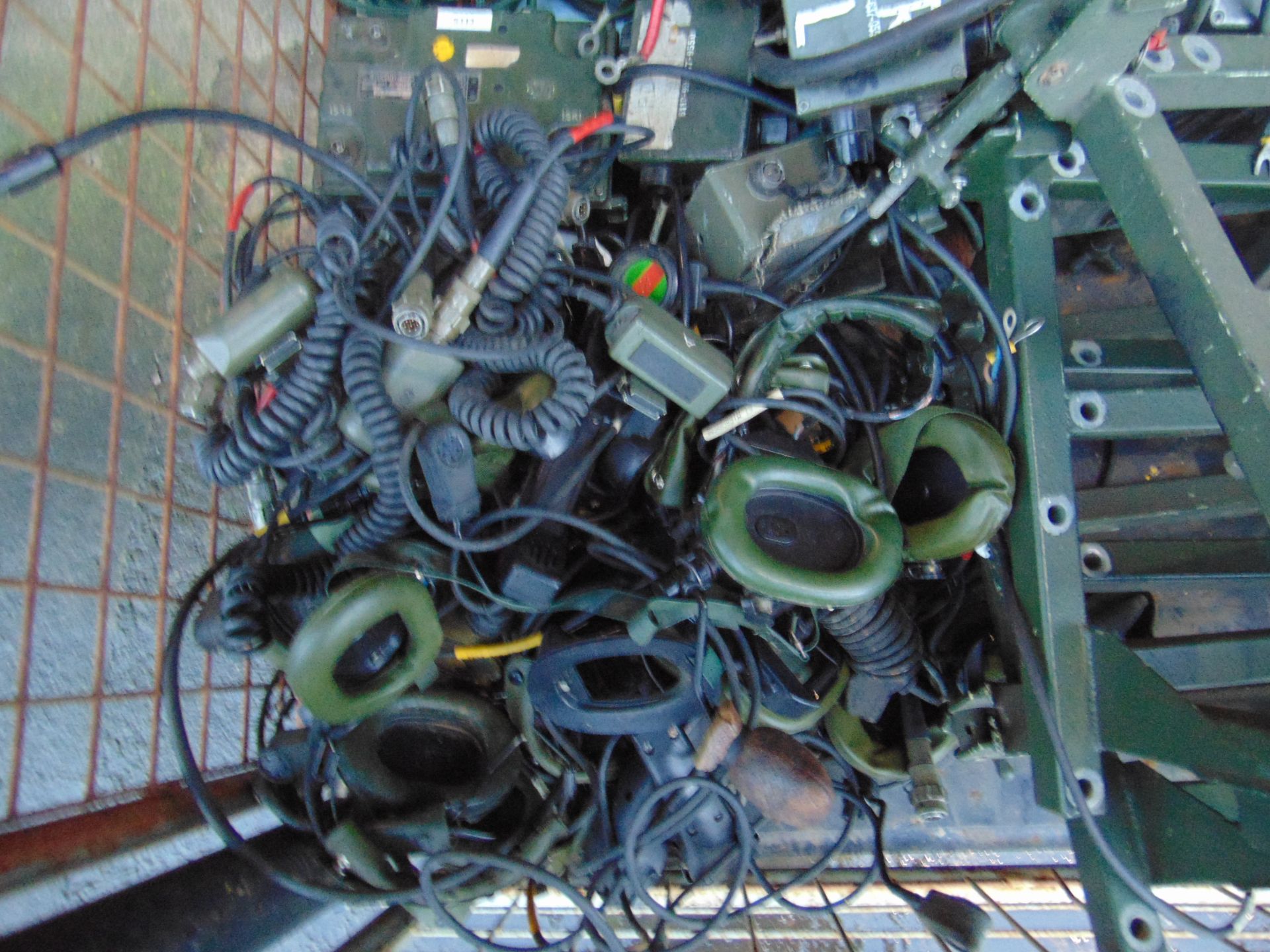 Stillage of Clansman Radio Equipment inc Headsets, Cable Antenna kits Ect - Image 4 of 7
