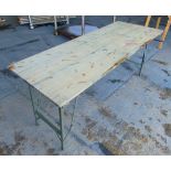 2 x Standard British Army 6ft Tables