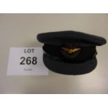 Genuine RAF Officers Hat by Moss Bros W/ badge
