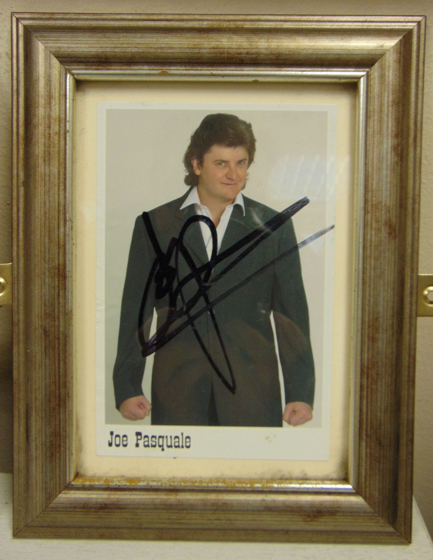 4 x Framed Photos W/ Signature inc Griff Rhys Jones, Gordon Whinstance, Jeremy Irons, Joe Pasquale - Image 5 of 5