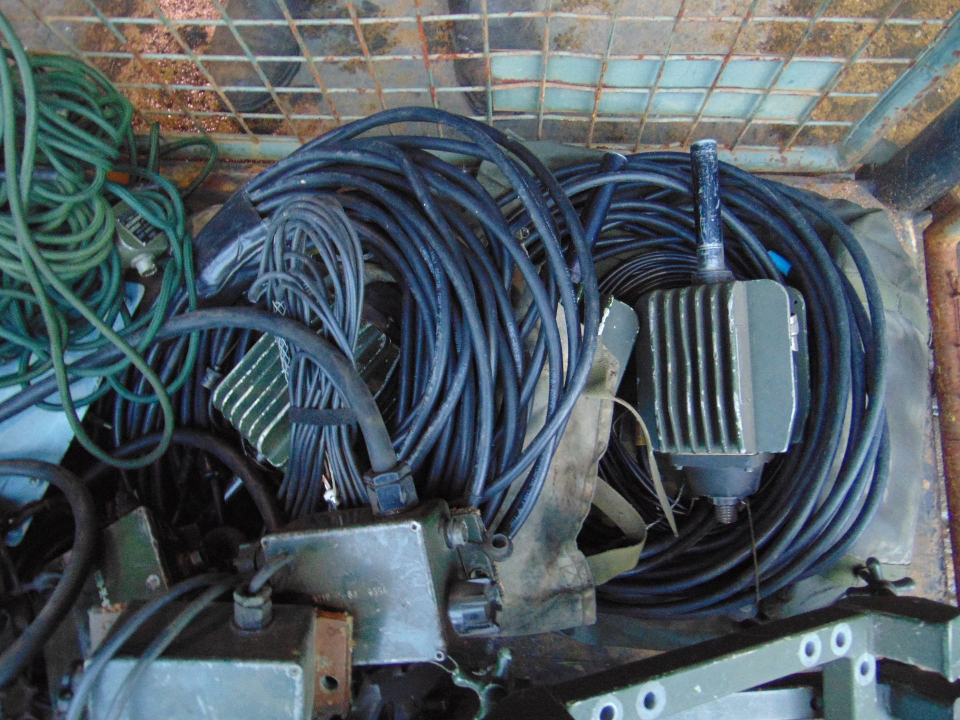 Stillage of Clansman Radio Equipment inc Headsets, Cable Antenna kits Ect - Image 7 of 7