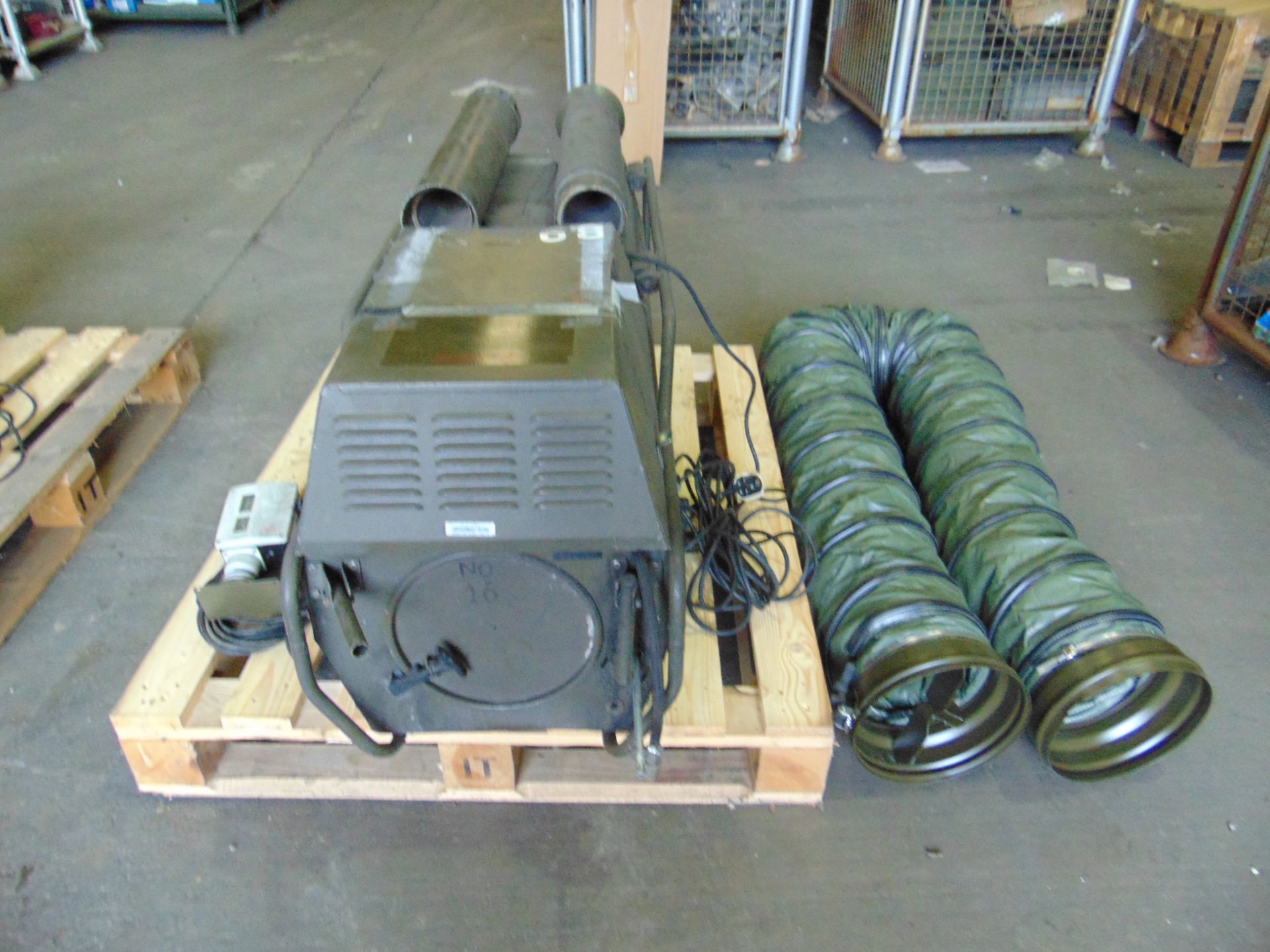 Dantherm VAM 15 portable workshop/building heater 240 volt c/w accessories as shown - Image 2 of 14
