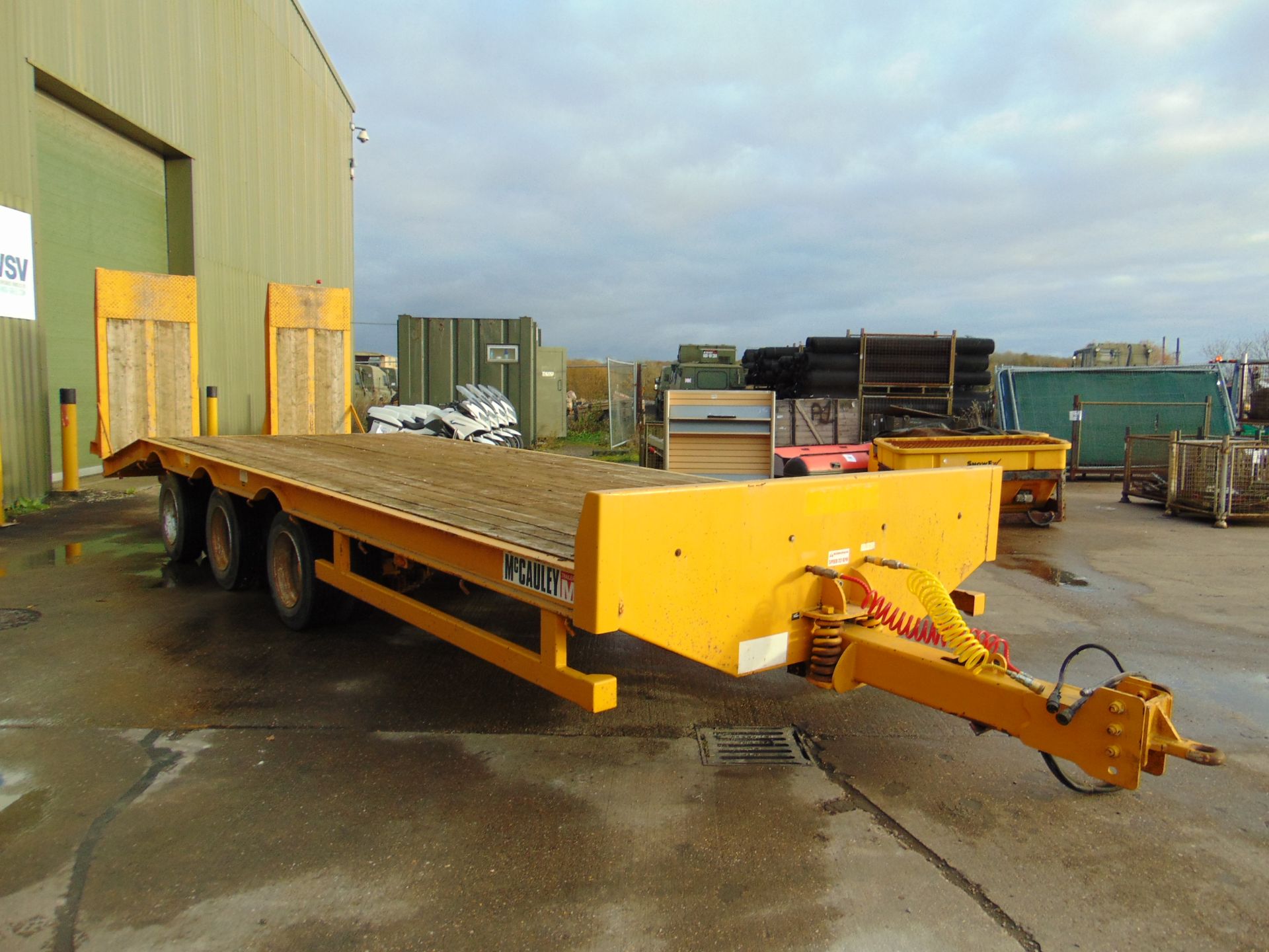 McCauley 3 Axle Low Loader Agricultural Trailer - Image 2 of 29