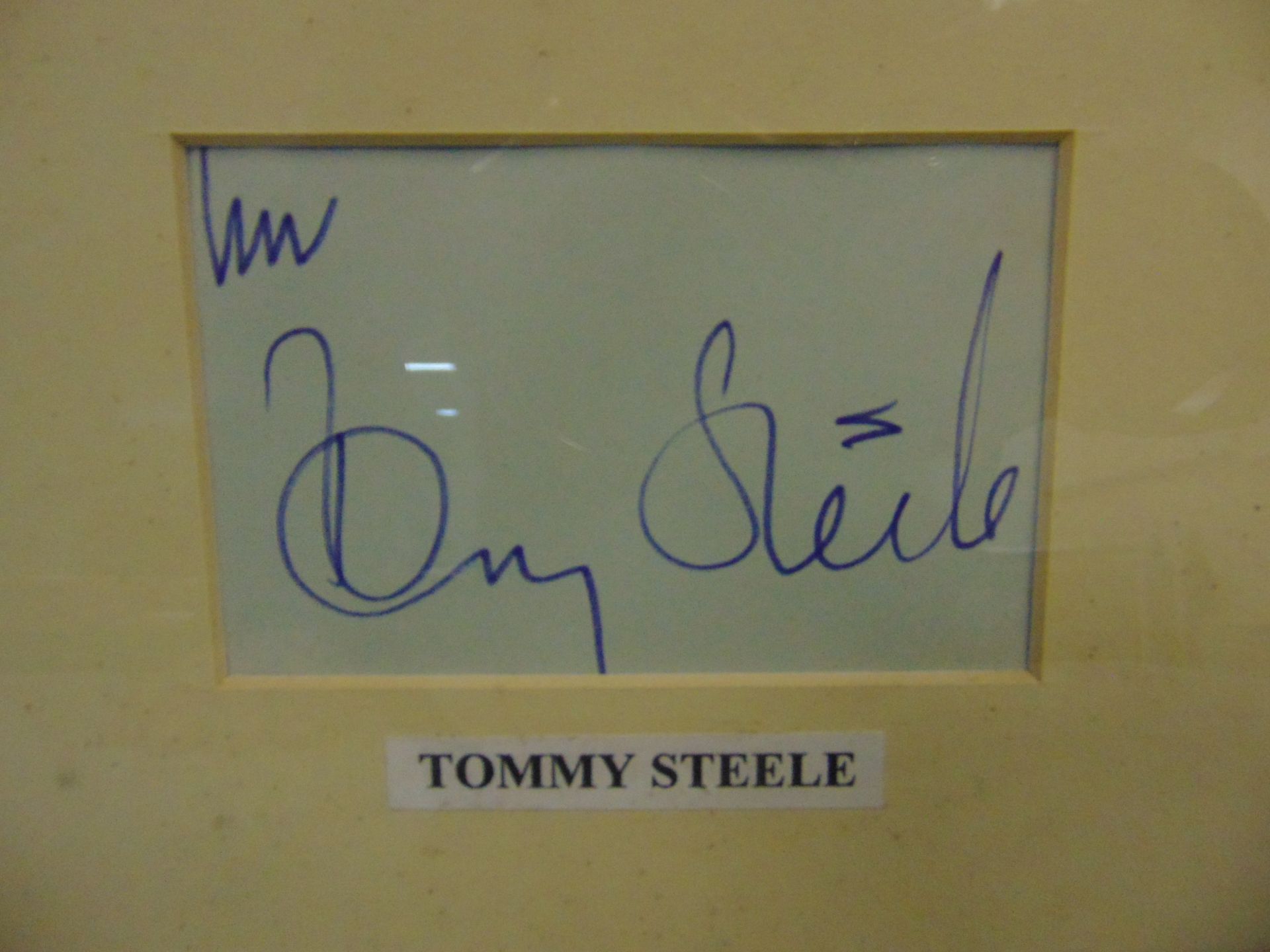 Tommy Steele Framed Photo With Signature - Image 3 of 3