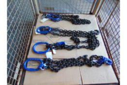 4 x New Unissued 10ft Lifting Chains C/W Labels