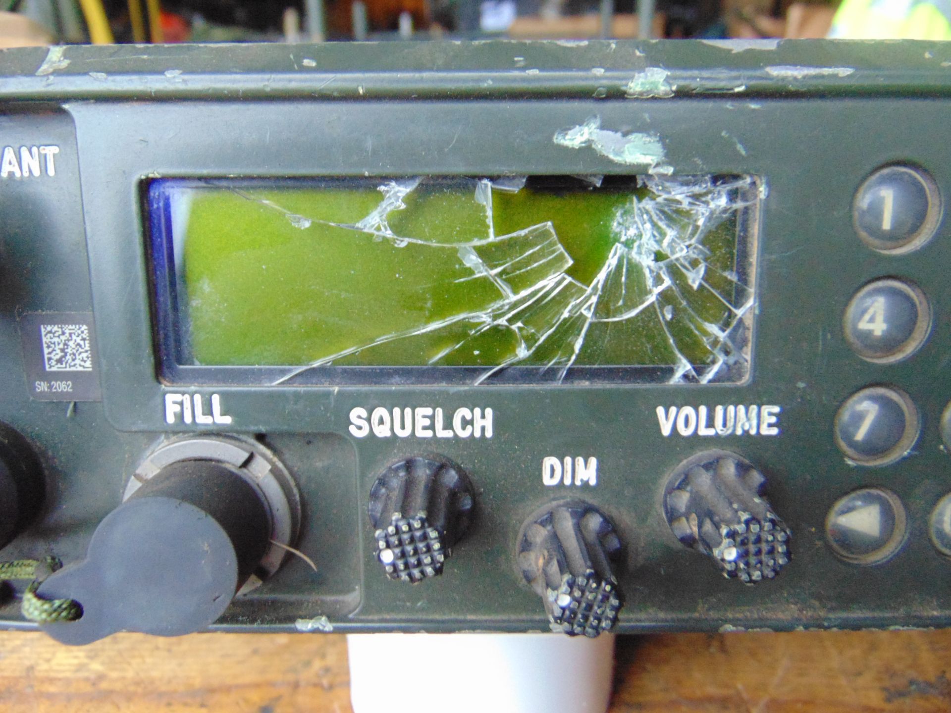 You are bidding on a Very Rare Raytheon Transmitter Receiver RT346 C/W 2 Batteries as shown. Glass - Image 4 of 4