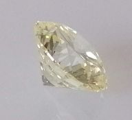 A solitaire brilliant-cut diamond the natural diamond with GIA certificate