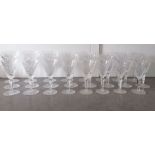 Three suites of Waterford Crystal cut-glass Templemore range