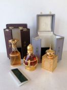 A cased Amouage Crystal Gold by perfumer Guy Robert in a gilded lead crystal bottle, 14.5 cm H