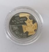 A 2018 quarter sovereign proof  Armistice Day Victoria Cross coin, in original Hattons box