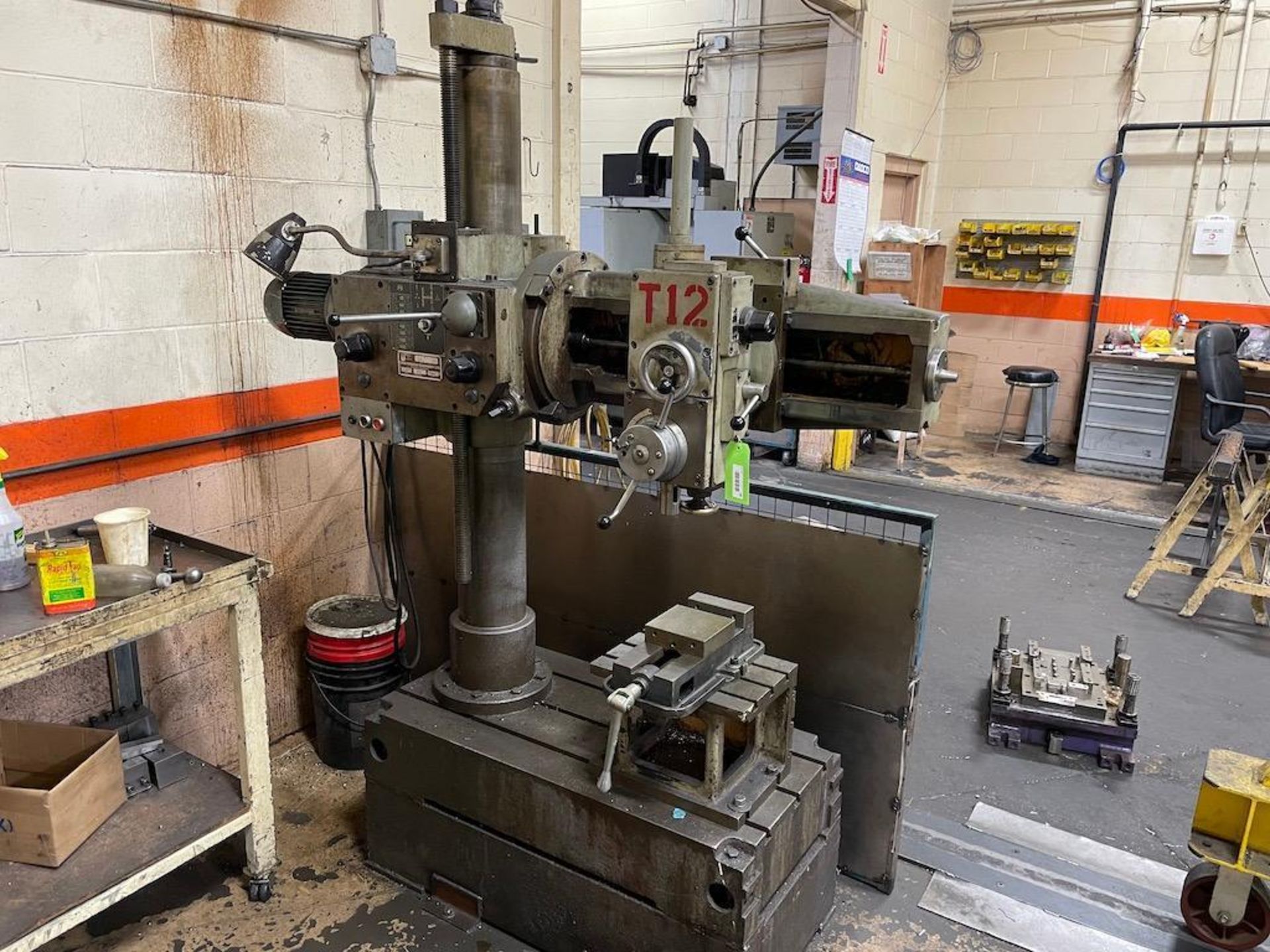 STANKO 2' RADIAL DRILL MODEL 2K52, 63-1600 RPM, BOX TABLE, SN 618 [EXCLUSIVE RIGGING FEE OF $ 495 WI