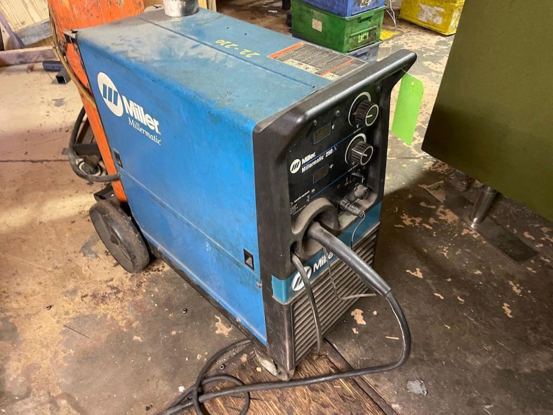 MILLER MILLERMATIC 250 WELDER, DRO (EXLCLUDES TANK)