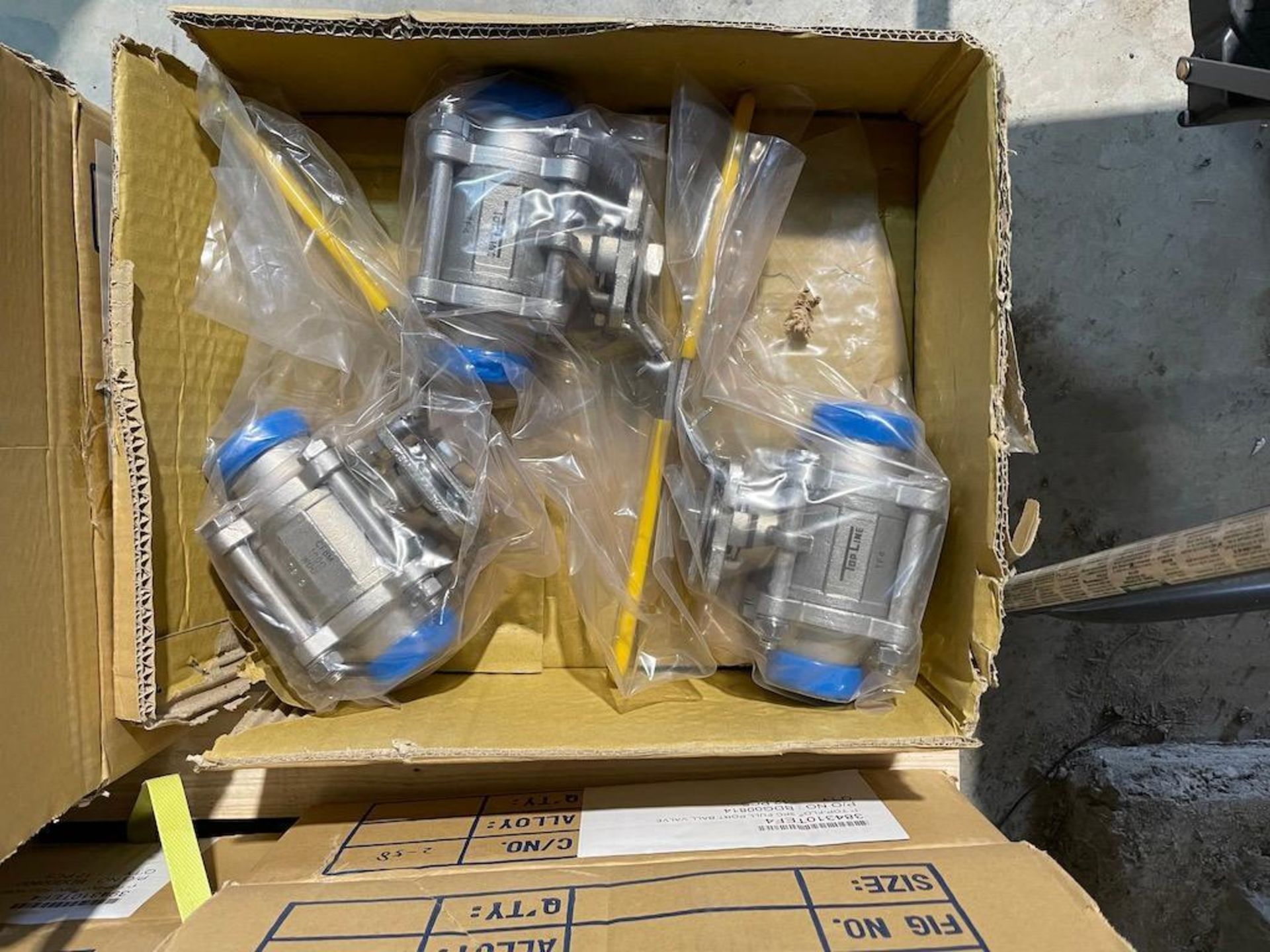 2 SKIDS W APPROX: (5) TOP LINE TF4 2.5 IN CF8M 800 WOG VALVES, (19) TOP LINE TF4 2 IN CF8M 1000 WOG - Image 15 of 15