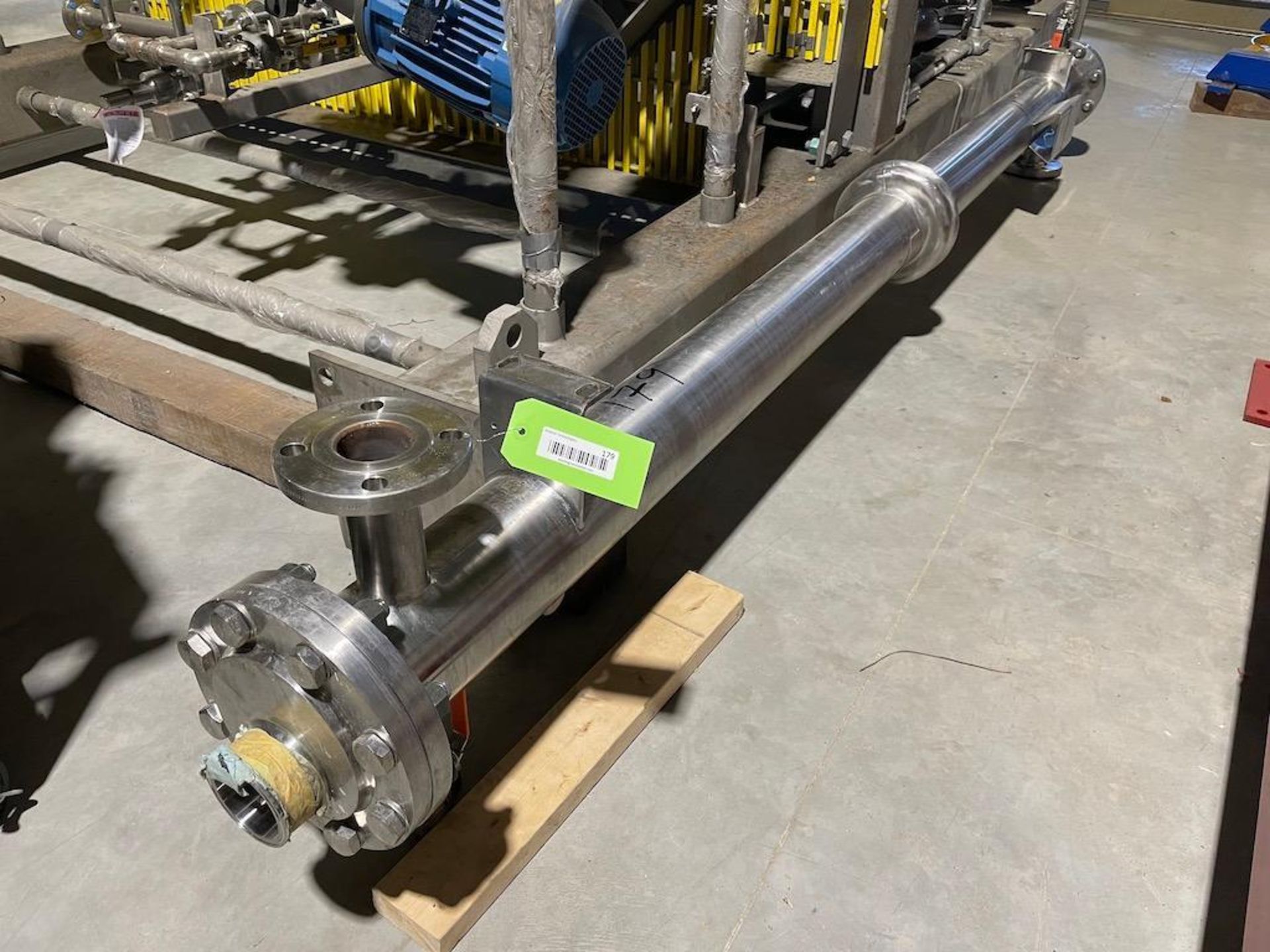 2011 ALLEGHENY HEAT EXCHANGER, SANITARY SS GRADE, SHELL AND TUBE MAWP 150 PSI AT 350 DEG F, SN 03325