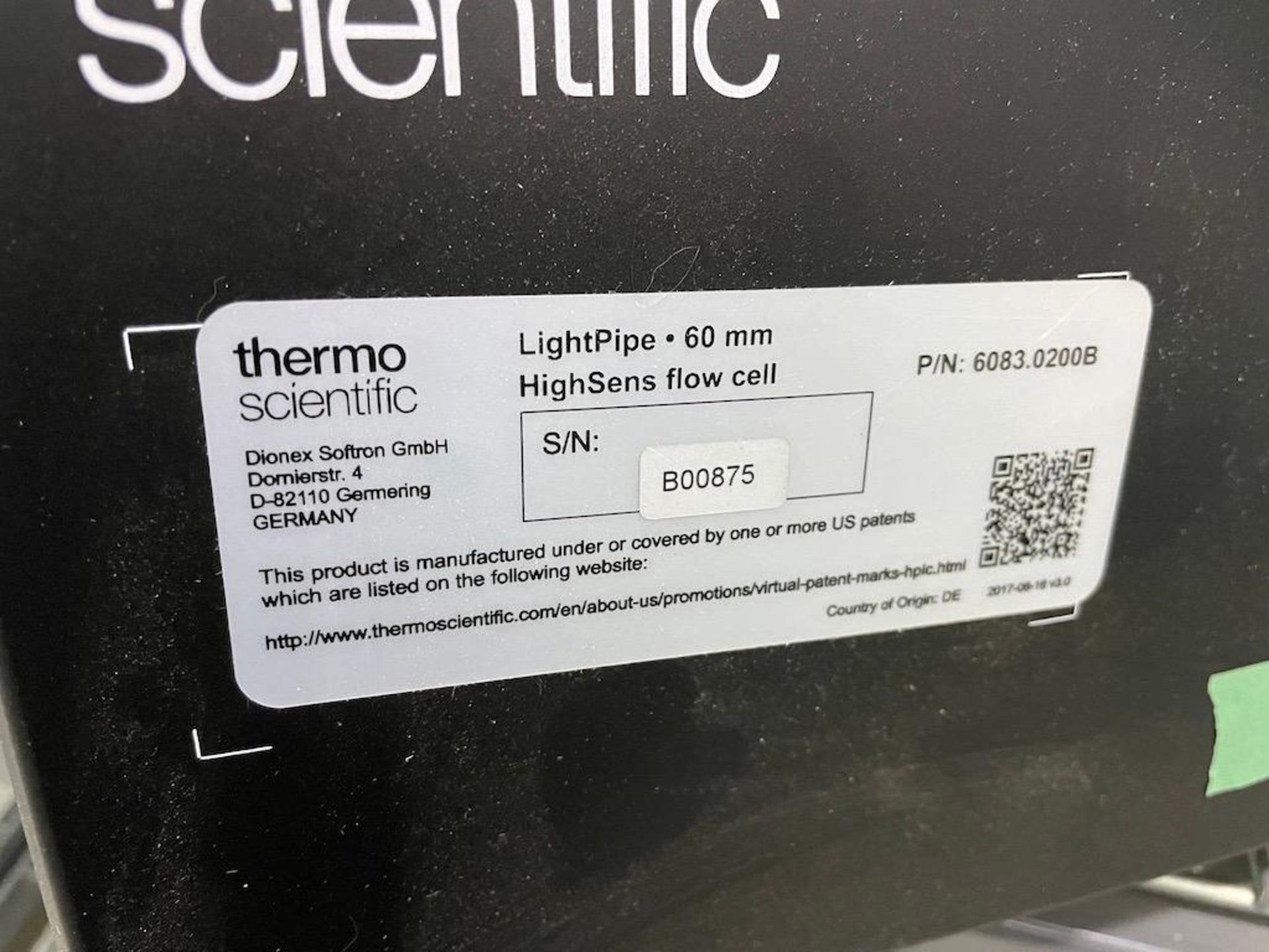 2017 THERMO SCIENTIFIC EXACTIVE SERIES MASS SPECTROMETER, MODEL Q EXACTIVE PLUS, SN 07354L, INCLUDES - Image 34 of 82