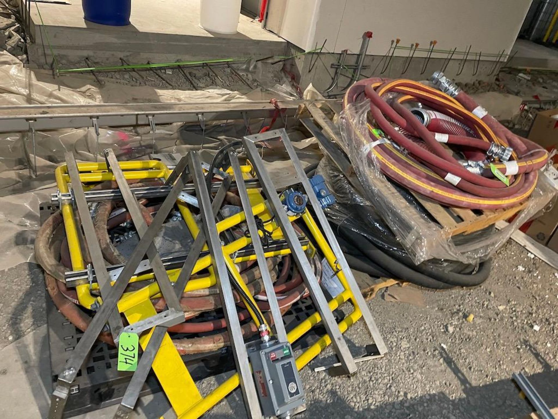 (5) SKIDS ASSORTED HOSE, PIPE, CHEMICAL GRADE, ETC