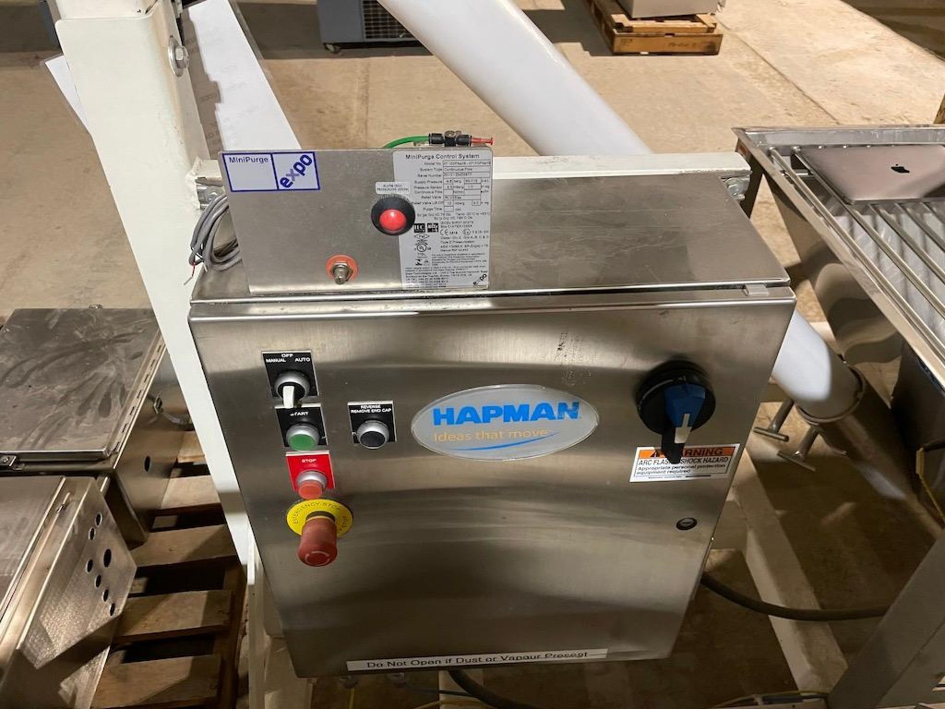 2014 HAPMAN XP RATED BIOMASS DRY MATERIAL FEEDER, VARIABLE SPEED, PORTABLE, W SPARE APPROX 15 FT AUG - Image 7 of 9