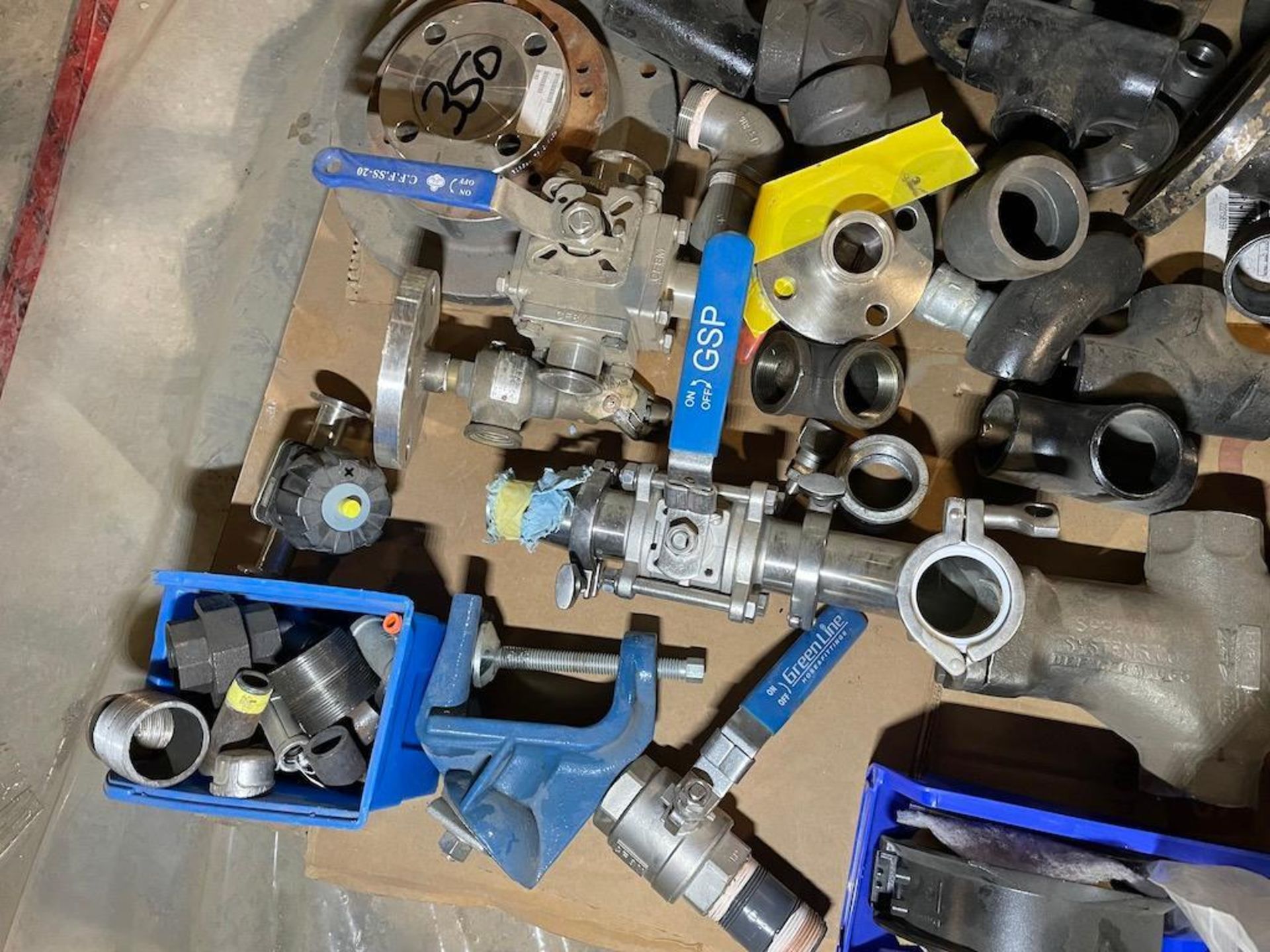(3) SKIDS ASSORTED PNEUMATIC ACTUATORS, VALVES, FITTINGS, COMPONENTS, KNIFE VALVE, JOINTS, METERS, C - Image 11 of 22