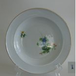 Wandplatte / Schale mit Blumendekor, Meissen