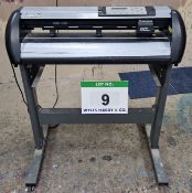 A JAGUAR V Vinyl Roll/ Sheet Fed Template Cutter/ Plotter on Mobile Stand, 750mm maximum width (