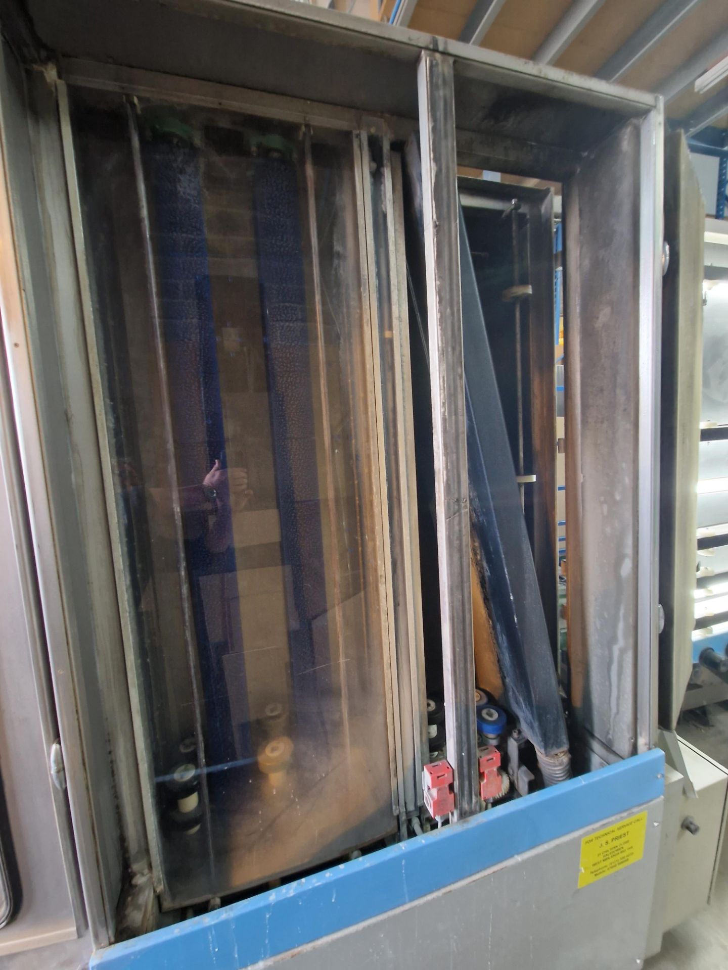 An ATLANTIC 4-Brush Vertical Inclined Hot Water Sheet Glass Washing Machine, 3000mm x 1200mm x - Image 2 of 5