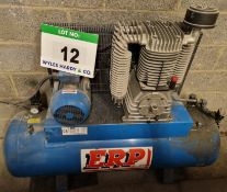 An ERP A50/250 Receiver mounted Vertical Twin Cylinder Air Compressor, Serial No. 55218/003 (Year