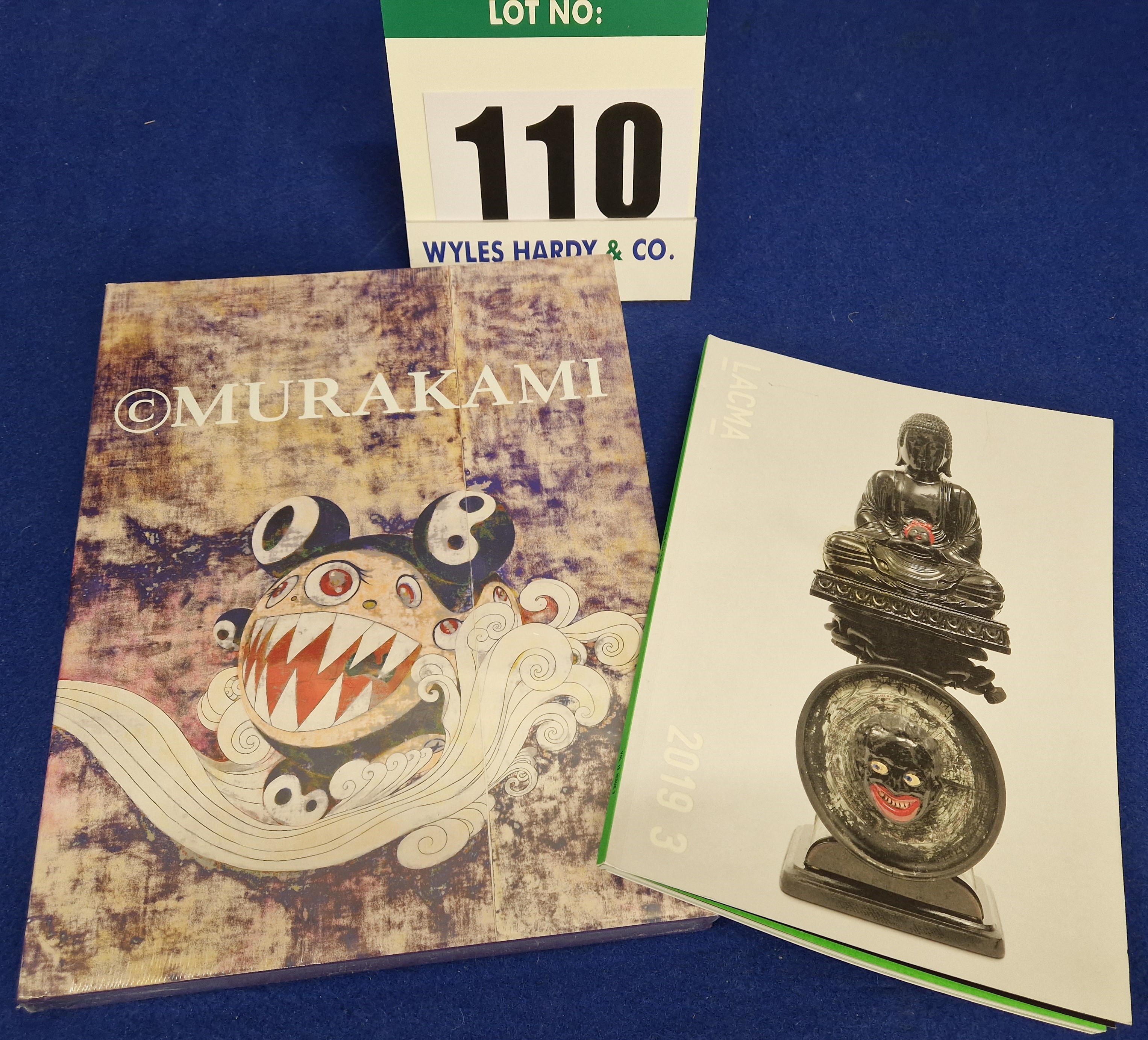 A MURAKAMI Coffee Table Book in Plastic Wrap and LACMA Insider Journal 2019, Volume 3