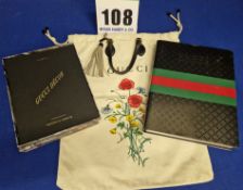 Two GUCCI Coffee Table Books with Bags:- - A GUCCI Décor XXC Maison De L'Amour Book in