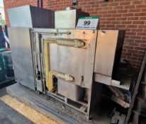 A HOBART Commercial Basket/Tray Washing Machine (NOTE: For Spares/Repair) (NOTE: A Method