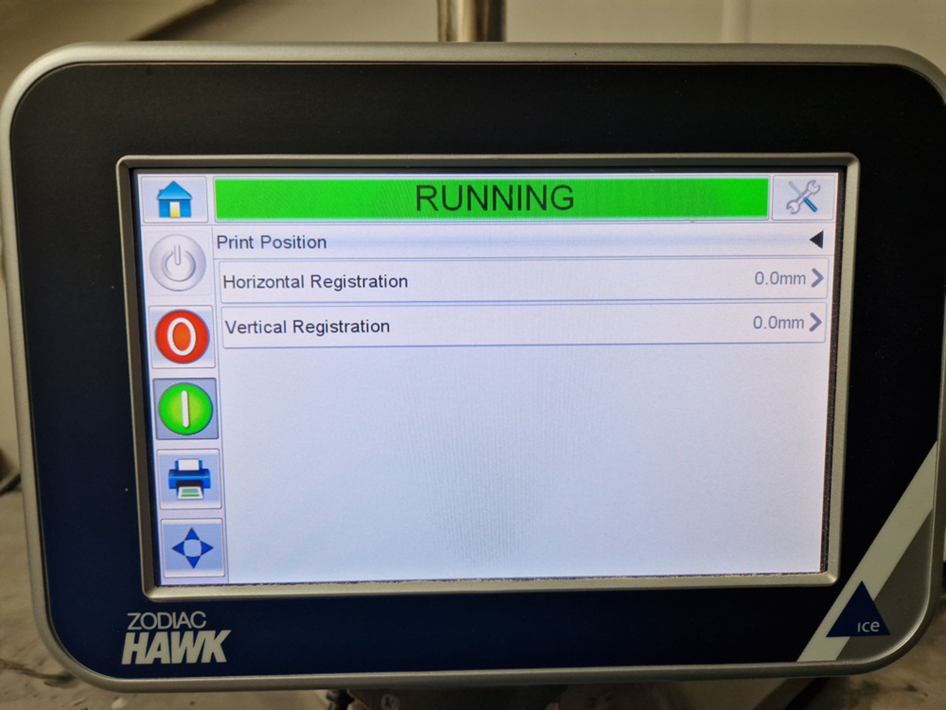 A ZODIAC HAWK ICE Bag Printing Unit with Touch Screen Operator Control - Image 2 of 2