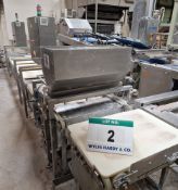 A WP HATON Bakerlink Peel Board Conveyor System Serial No. 1806101 comprising Twin Board Length