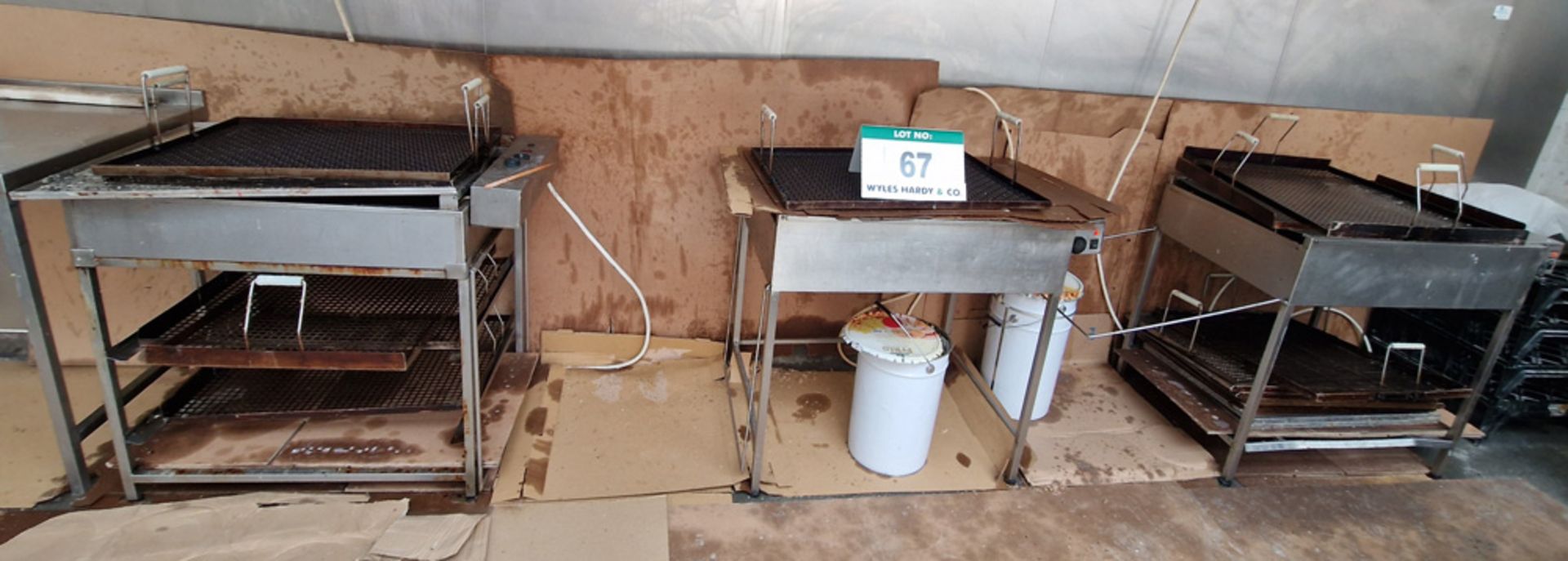 Three Electric Steel Deep Fat Frying Machines (400V) (NOTE: A Method Statement and Risk Assessment