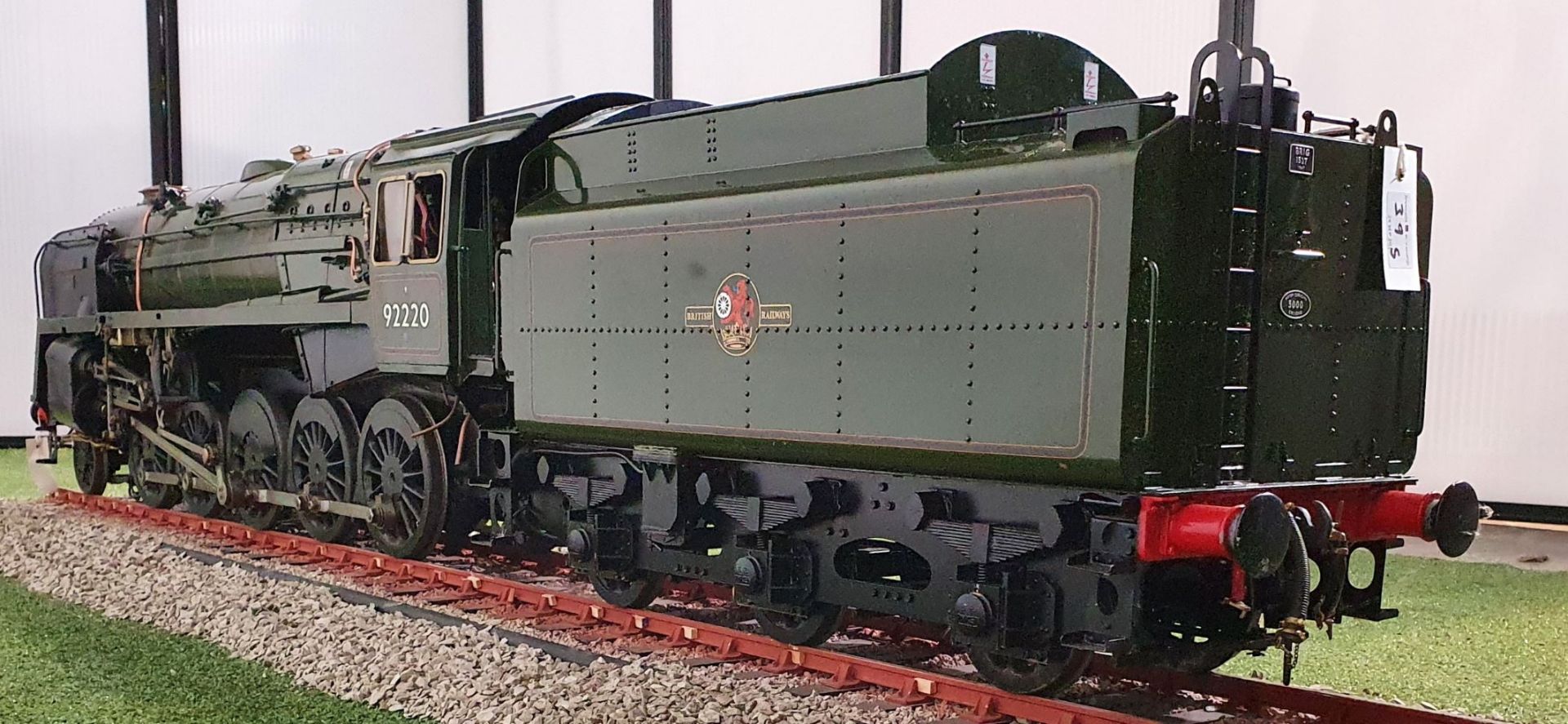 EVENING STAR (Steamed) - A Well Engineered 5 inch Gauge Model of the final Steam Locomotive to be - Image 8 of 10