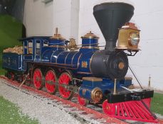 NORTH AMERICAN TENDER LOCOMOTIVE NO. 9 (Steamed) - An Exhibition Quality Model of a 5 inch Gauge 4-